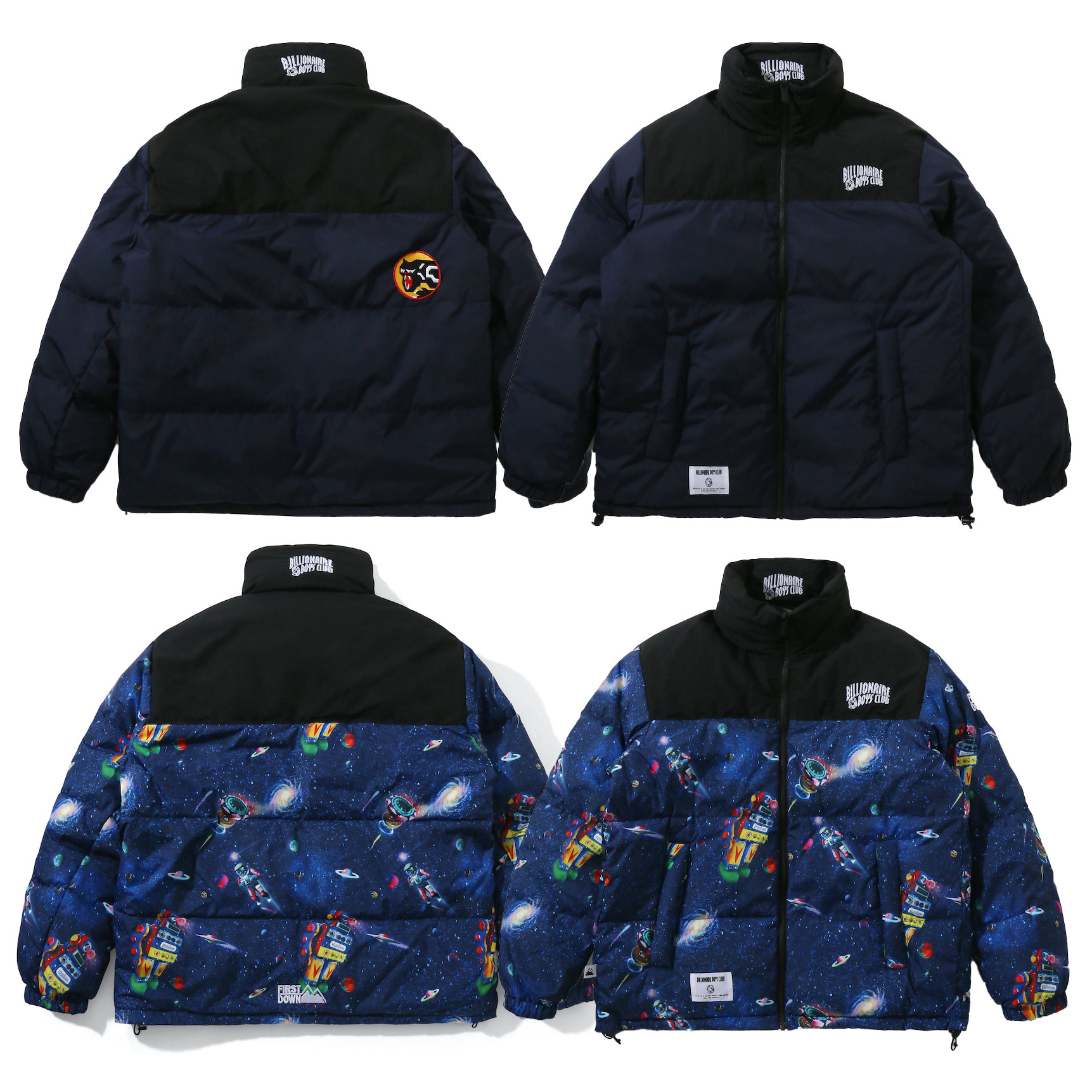 BILLIONAIRE BOYS CLUB ビリオネアボーイズクラブ REVERSIBLE BUBBLE