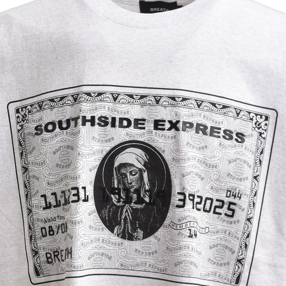 BREATH SOUTHSIDE Tシャツ XLサイズ ブラック BREATHブレス SOUTHSIDE CROSS LOGO TEE black/white- 夜型大型