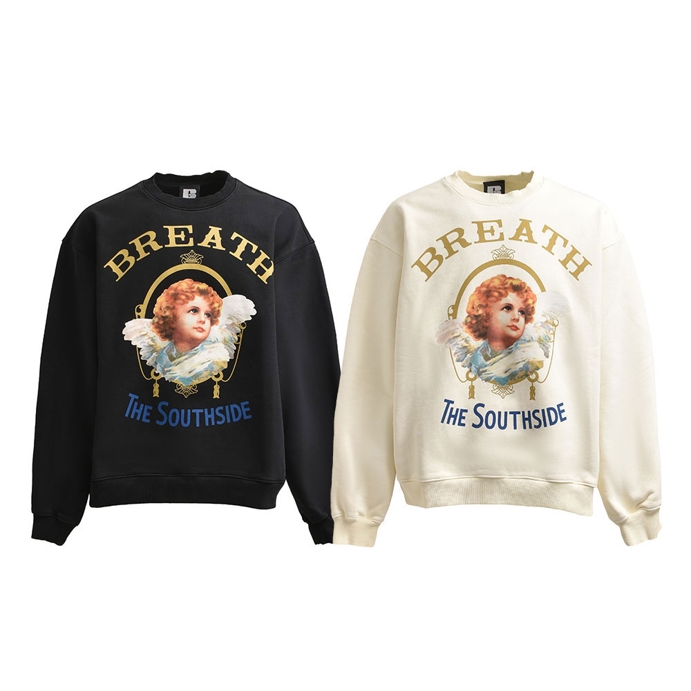 BREATH ブレス SOUTH SIDE ANGEL LOGO CREW SWEAT BR24AW-C5009