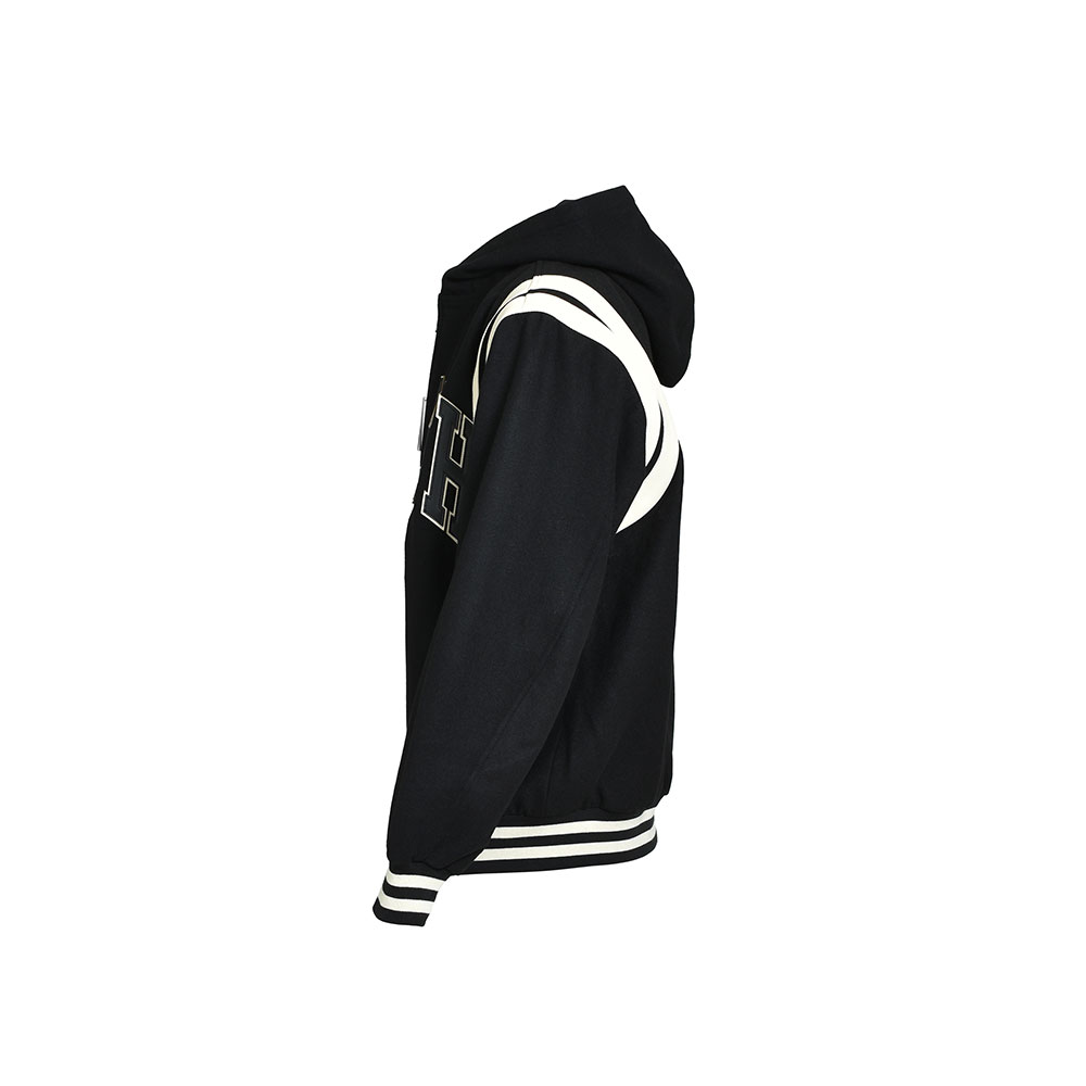 BREATH ブレス ARCH LOGO HOODED VARSITY JACKET BR25AW-O0007