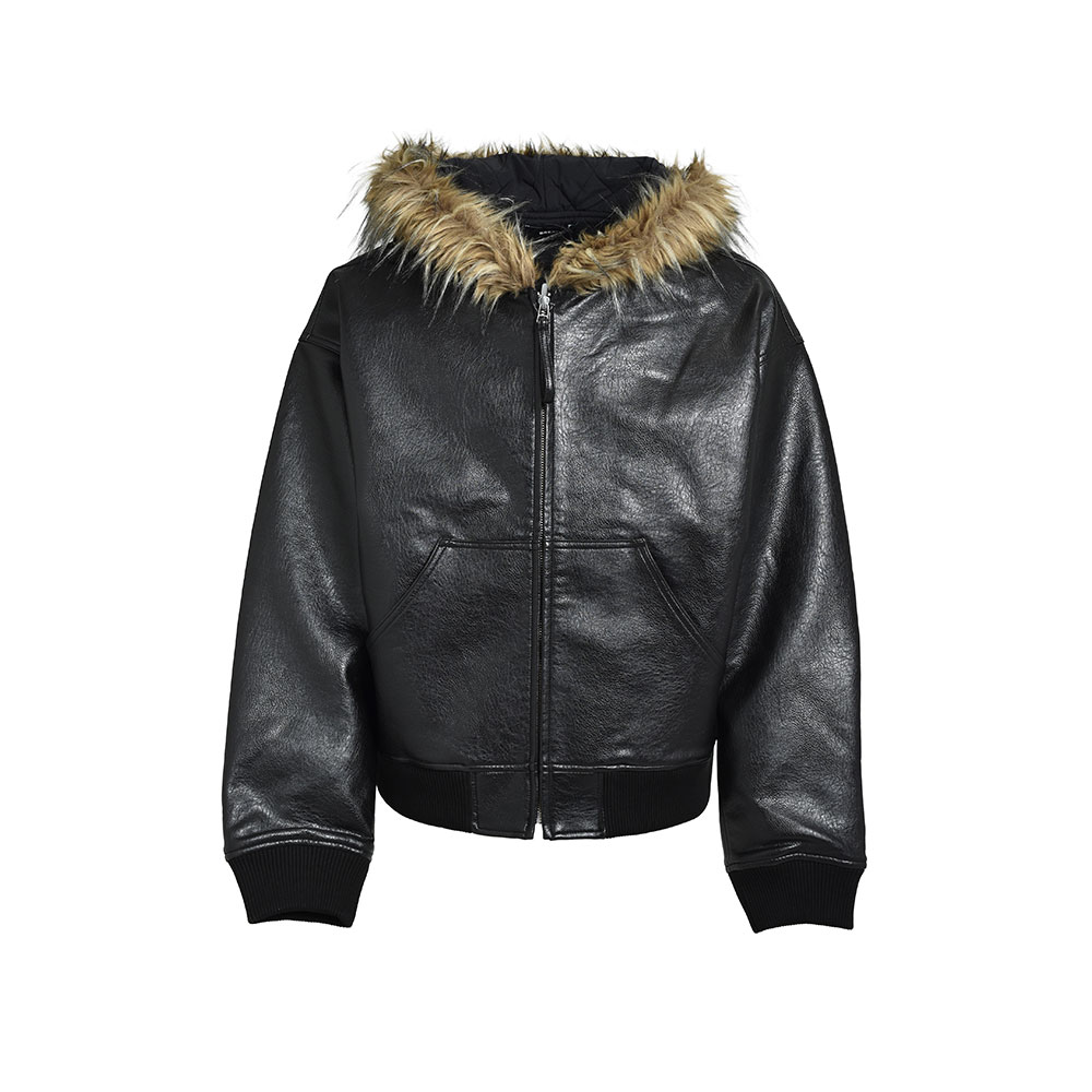 BREATH ブレス FAUX LEATHER FUR HOODED JACKET BR25AW-O0010 ファー