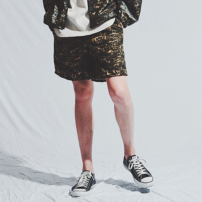 CHORD NUMBER EIGHT コードナンバーエイト SHORT PANTS ヒョウ柄転写クライミングショーツ LEOPARD CLIMBING  SHORTS N8M1H3-PT05 センス カジュアル ロック