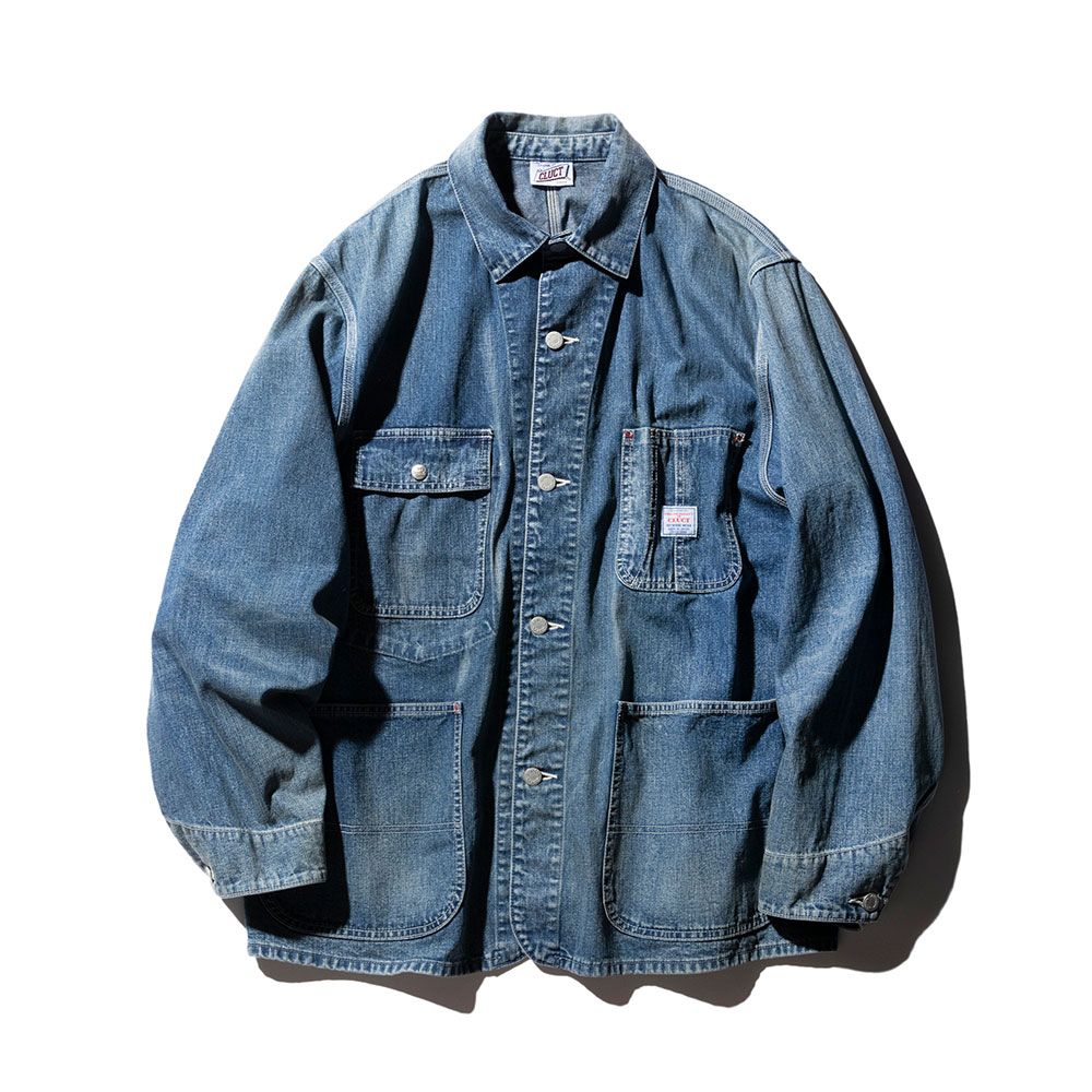 CLUCT クラクト デニムシャツ インディゴ 濃紺 胸ポケット ワッペン sizeM 超美品 CLUCT（シャツ）のフリマアイテム一覧