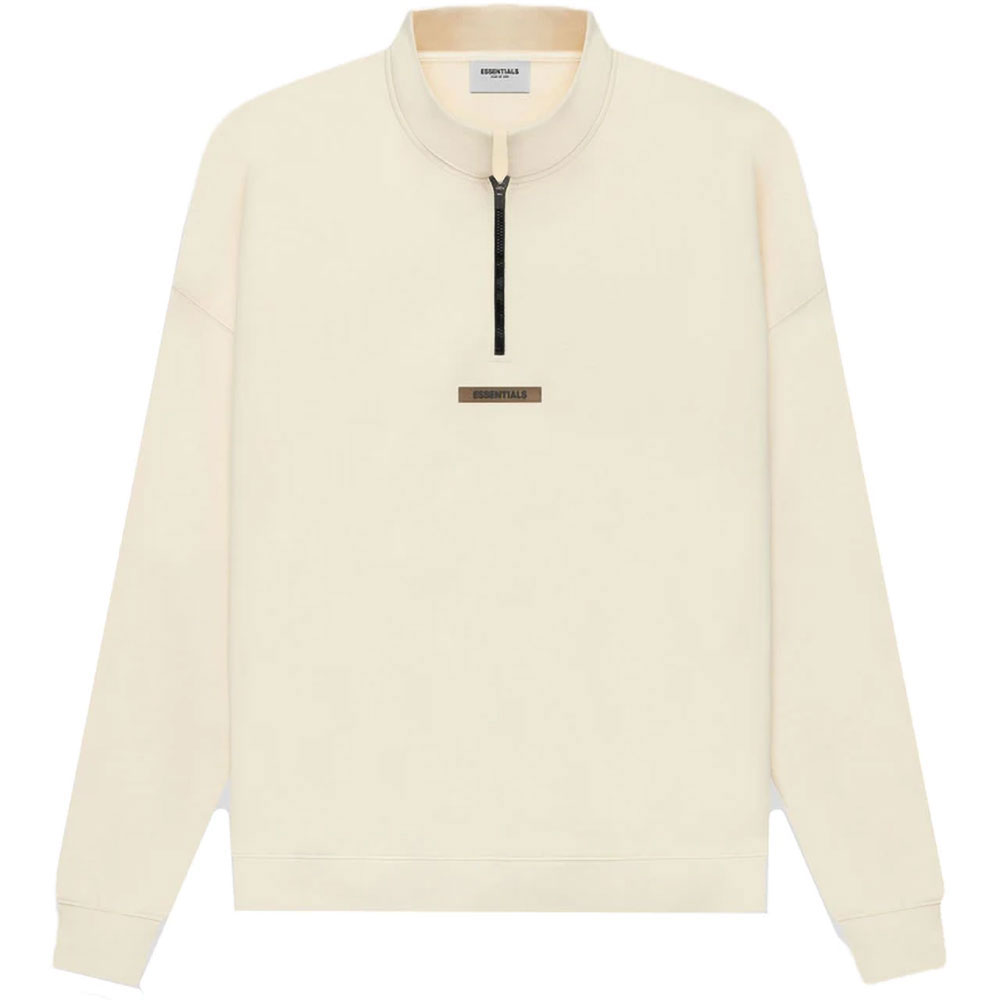 【美品】Fear of God Essentials ハーフジップ プルオーバー FOG ESSENTIALS トレーナー スウェット ESSENTIALS