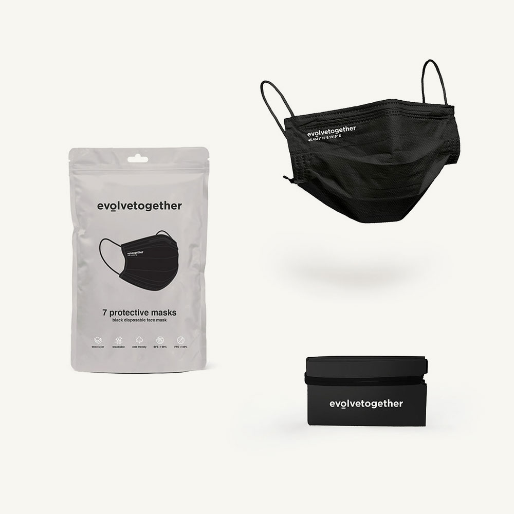 evolvetogether エヴォルブトゥゲザー 7 face masks pack EV-201