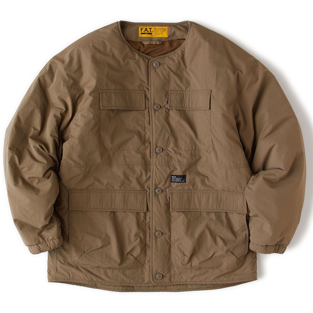 FAT エフエーティー PUFFLINER F32520-JK05 ノーカラージャケット