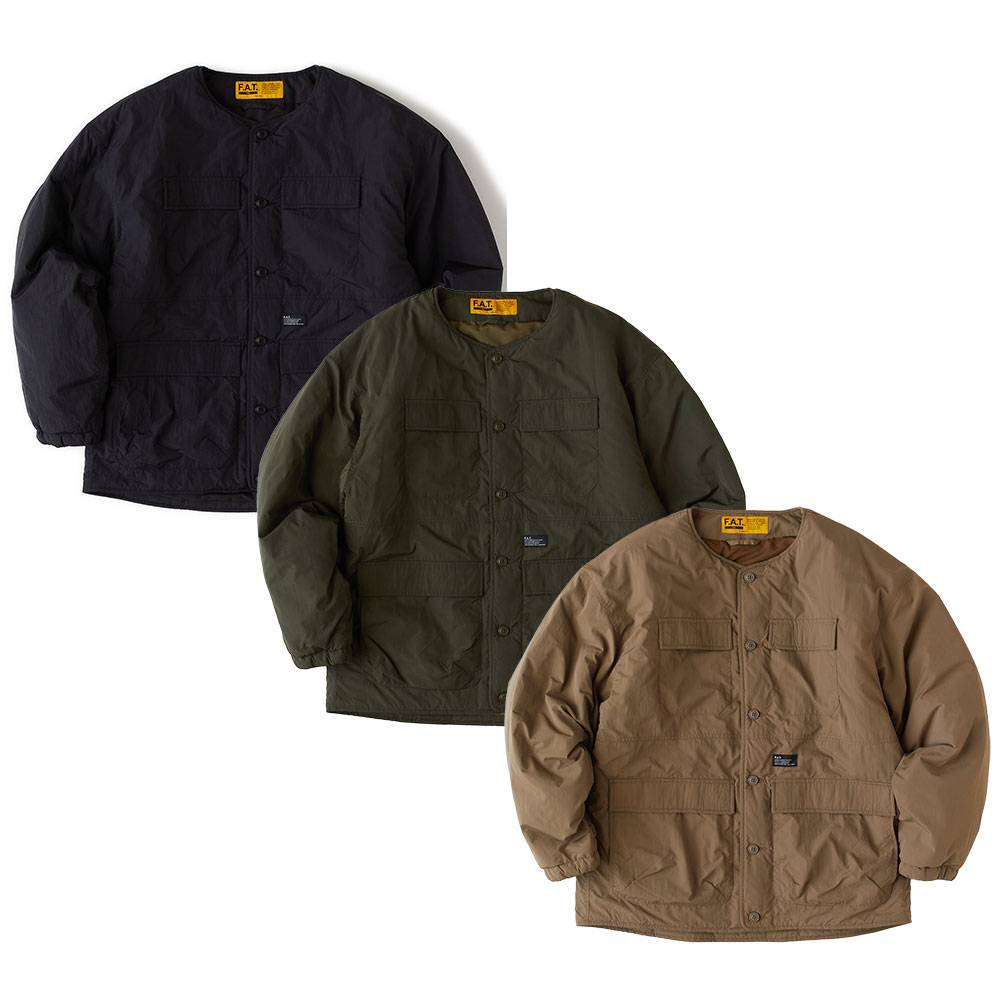 FAT エフエーティー PUFFLINER F32520-JK05 ノーカラージャケット