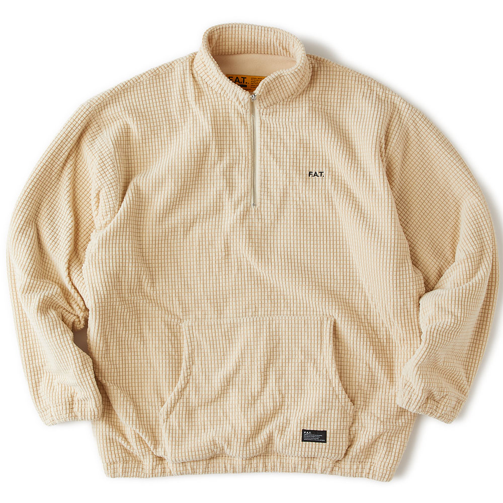 FAT エフエーティー GRIDUP F32521-SW19 ハーフジップスウェット