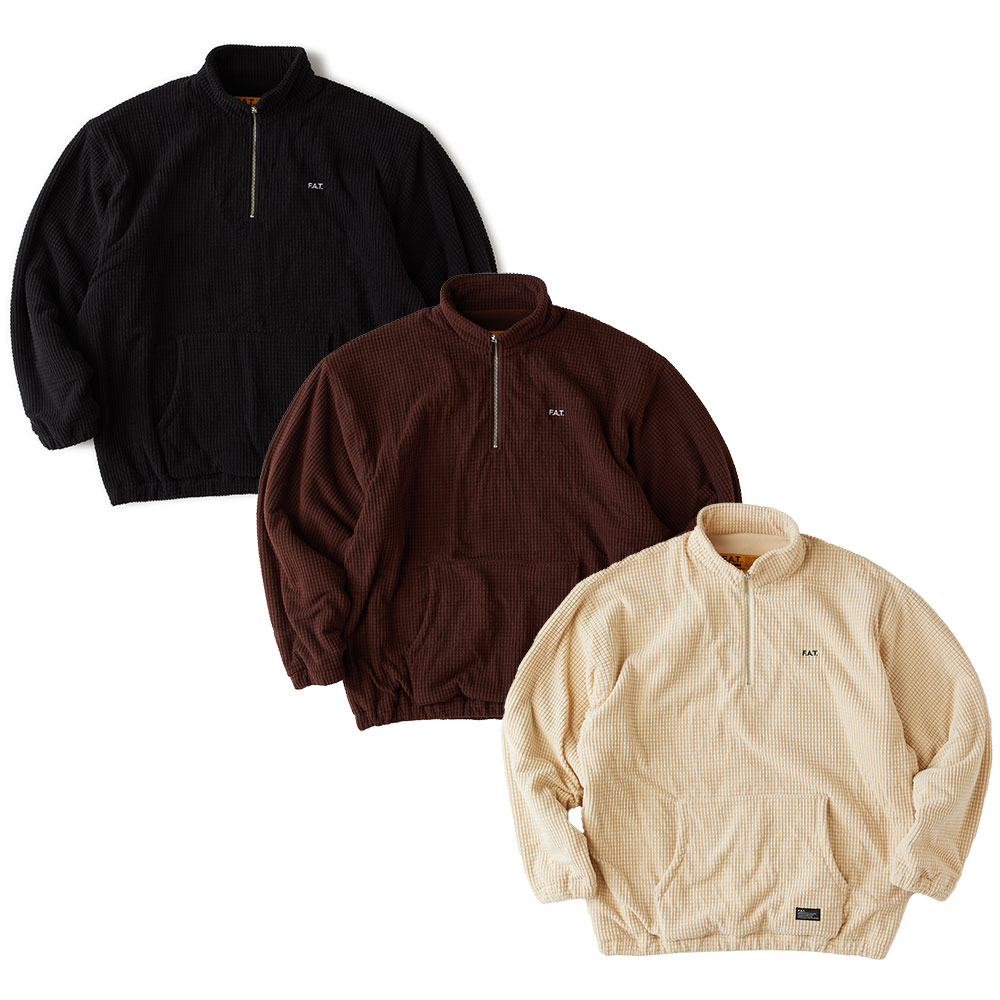 FAT エフエーティー GRIDUP F32521-SW19 ハーフジップスウェット