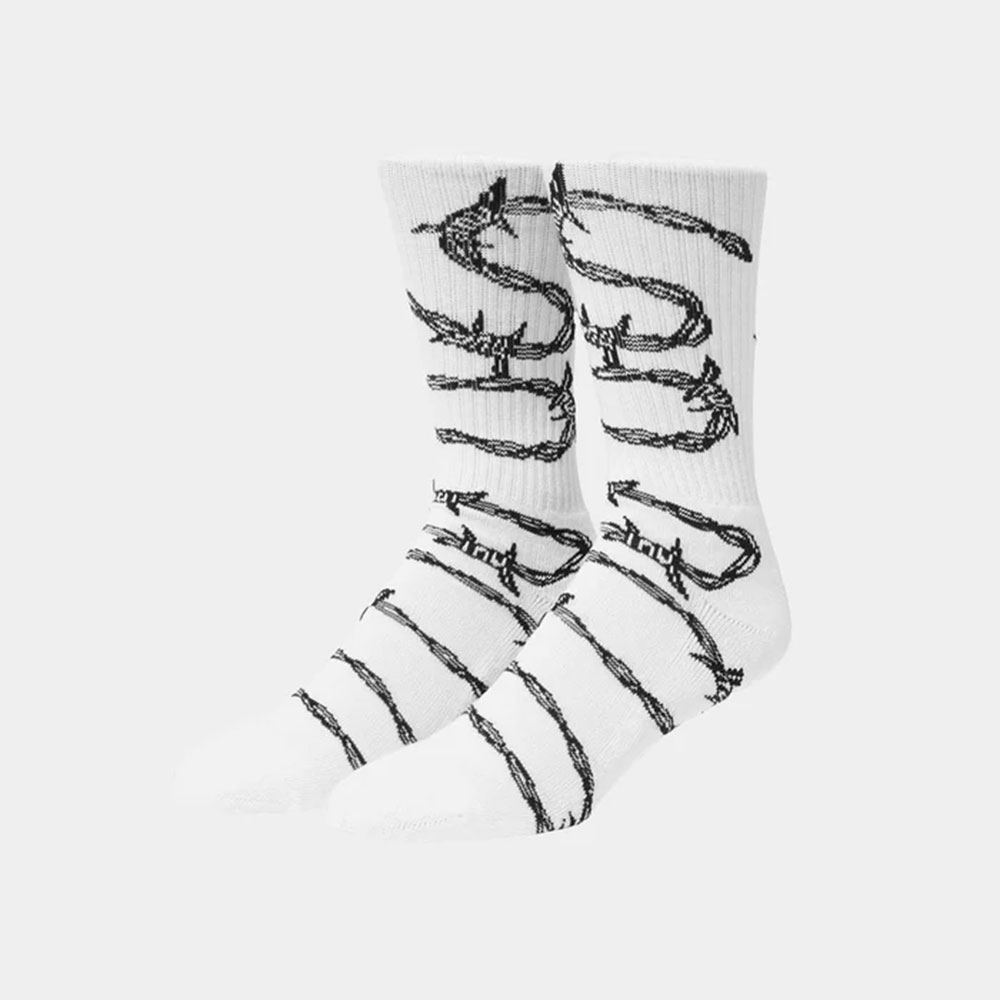 HUF ハフ BARBED WIRE CREW SOCKS SK00815SP24 ハイソックス