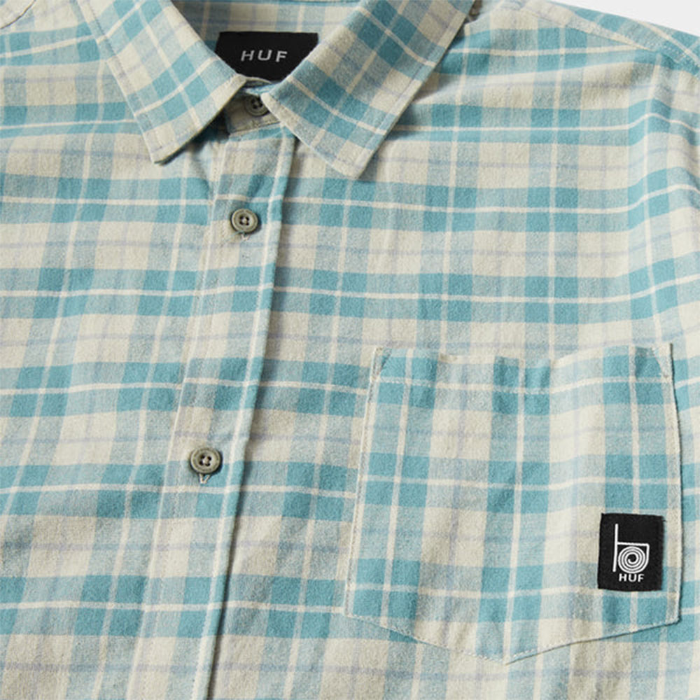HUF ハフ MODAL LS PLAID SHIRT BU00221HO24 チェックシャツ