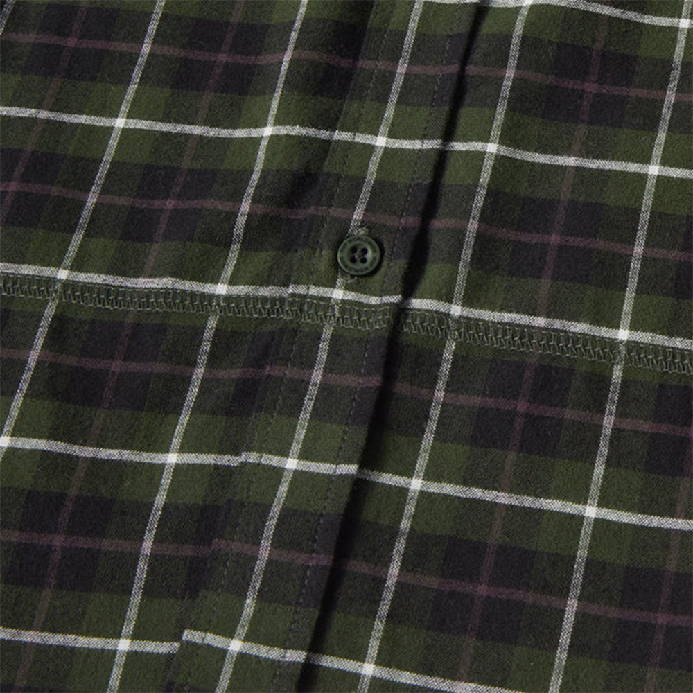 HUF ハフ MODAL LS PLAID SHIRT BU00221HO24 チェックシャツ