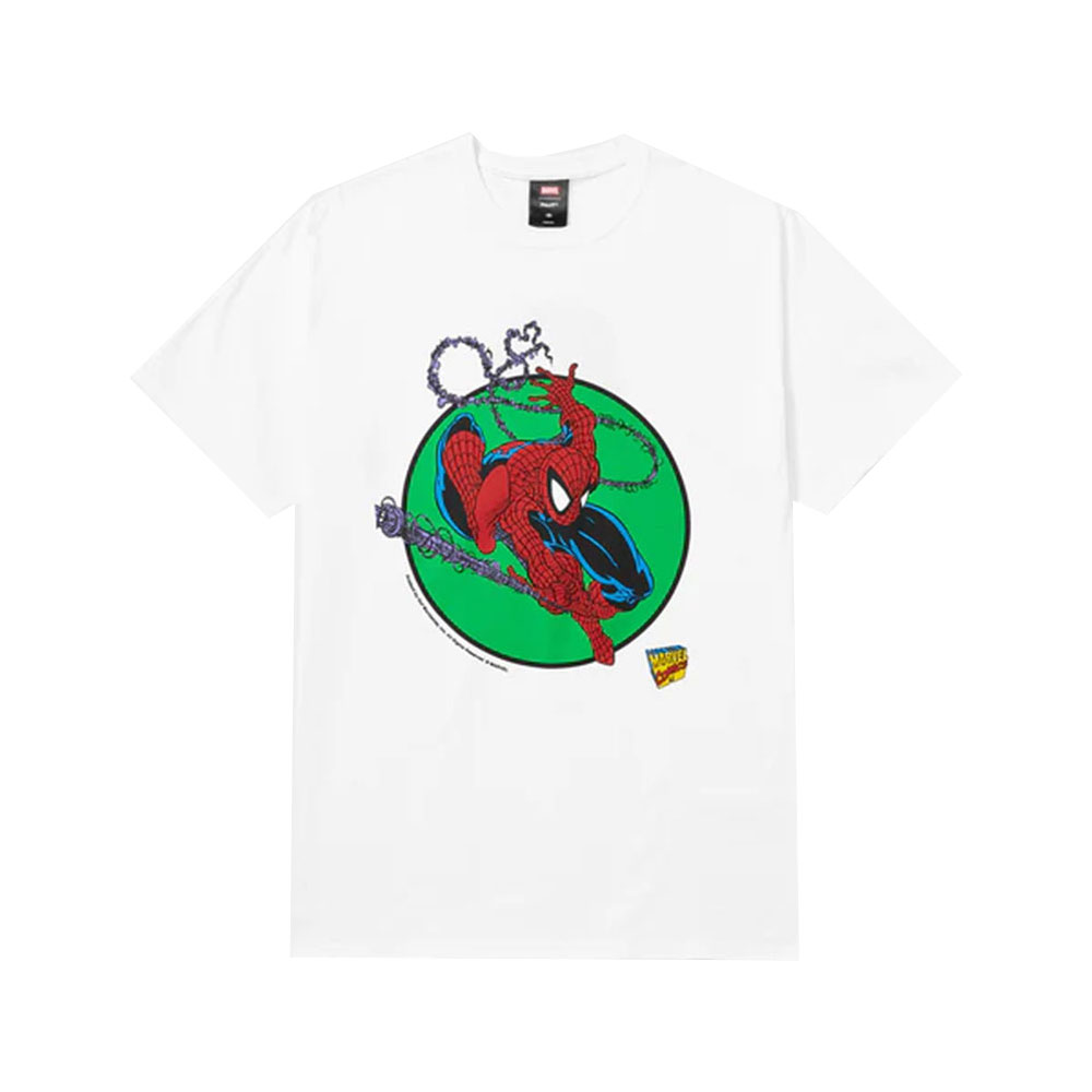 HUF ハフ X MARVEL SPIDER-MAN THREE HUNDRED TEE TS02724FA25
