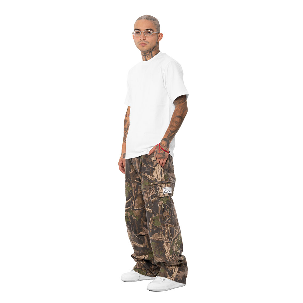 PRO CLUB プロクラブ Heavyweight Twill Pleated Wide Leg Cargo Pant