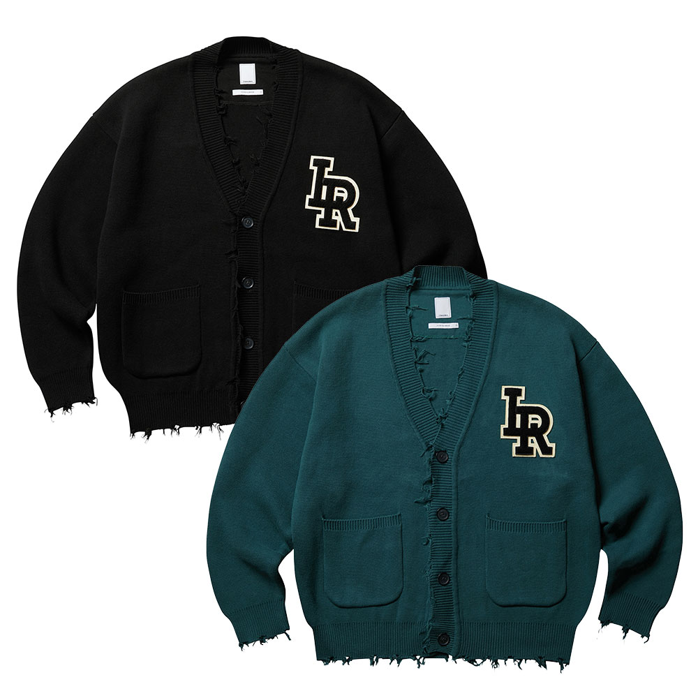 Liberaiders リベレイダース DAMAGED LETTERD CARDIGAN 76401