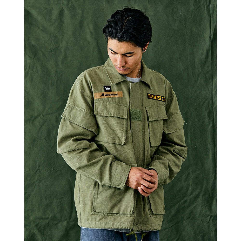 Liberaiders リベレイダース GARMENTDYED TACTICAL JACKET 76012 