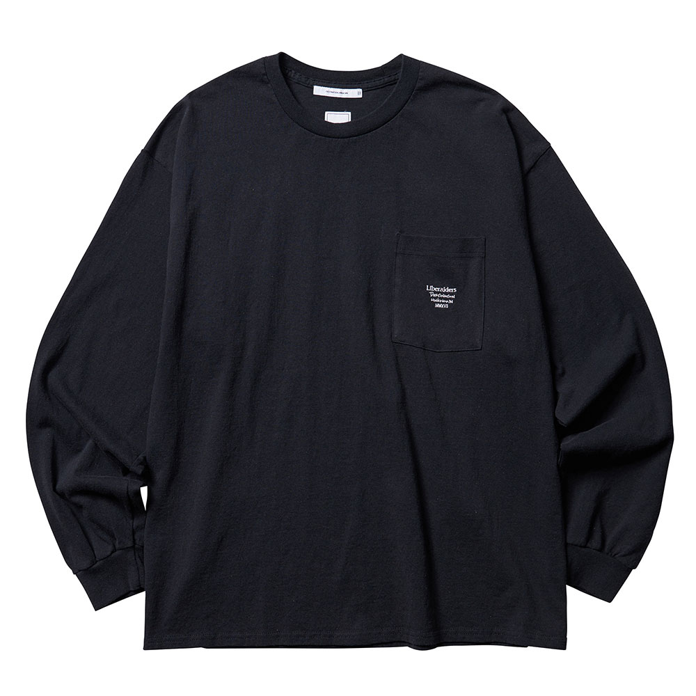 Liberaiders リベレイダース POCKET LOGO L/S TEE 755032303
