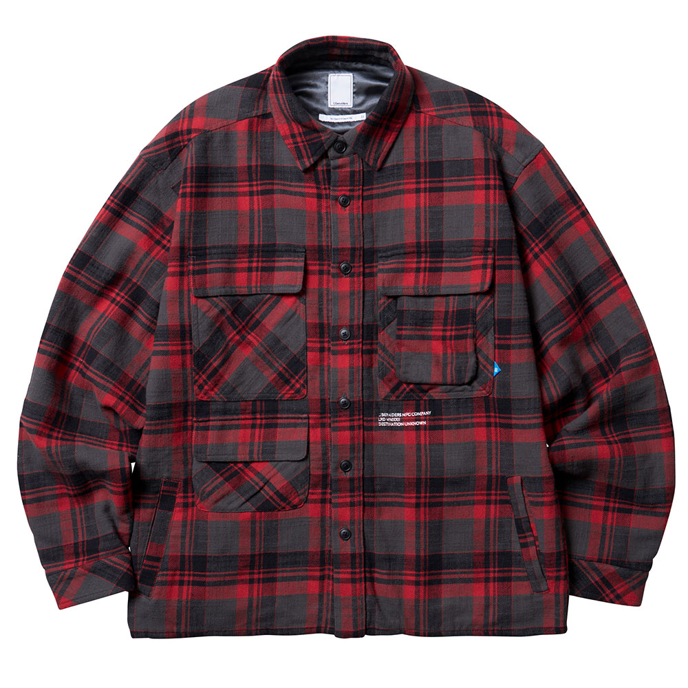 Liberaiders（リベレイダース） MULTI POCKETS PLAID SHIRT 781012403