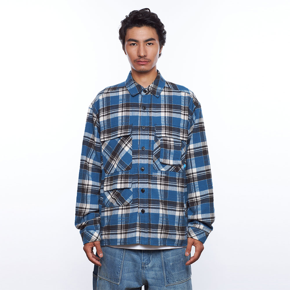 Liberaiders(リベレイダース) MULTI POCKETS PLAID SHIRT 781012403 Liberaiders(リベレイダース) MULTI POCKETS PLAID SHIRT 781012403