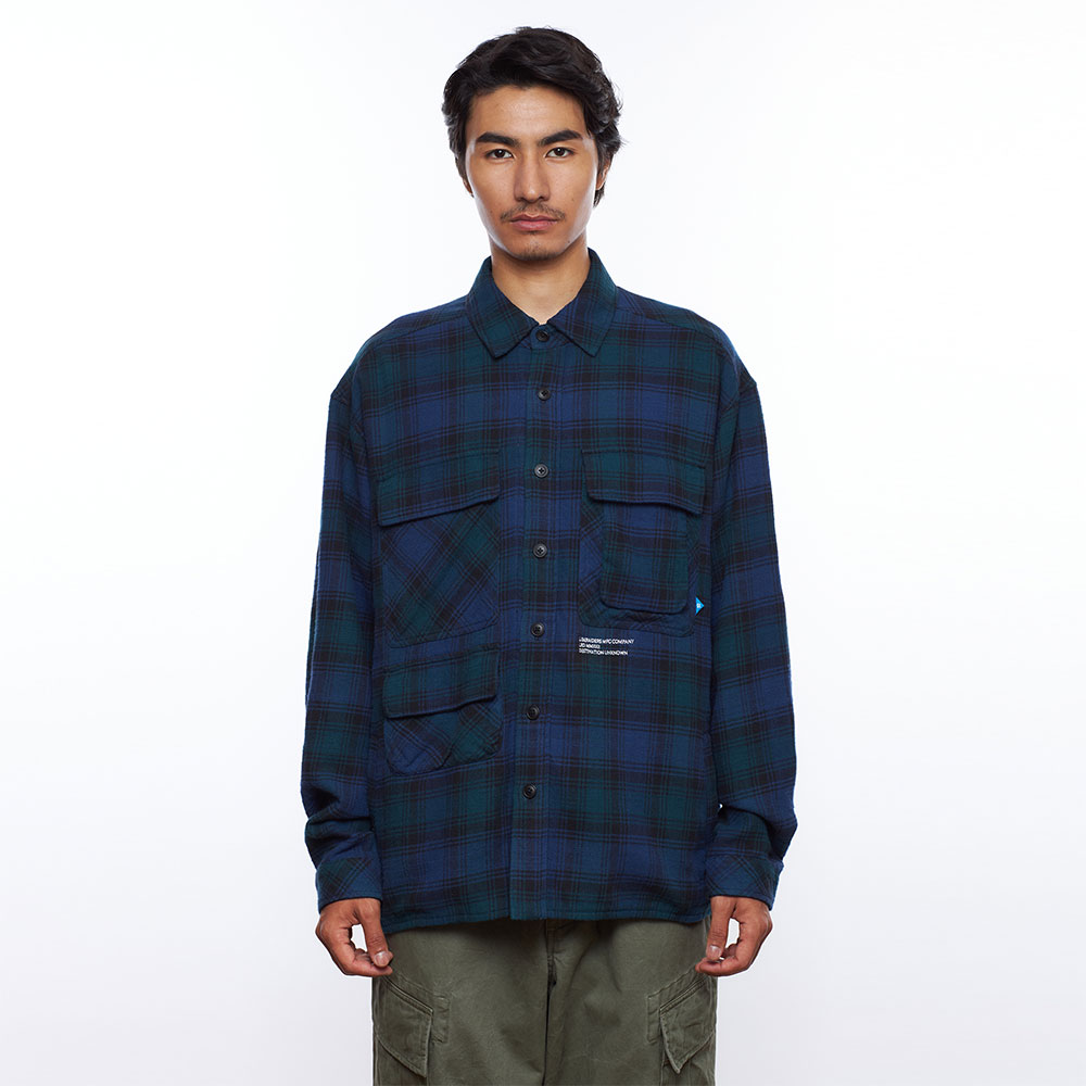 Liberaiders（リベレイダース） MULTI POCKETS PLAID SHIRT 781012403