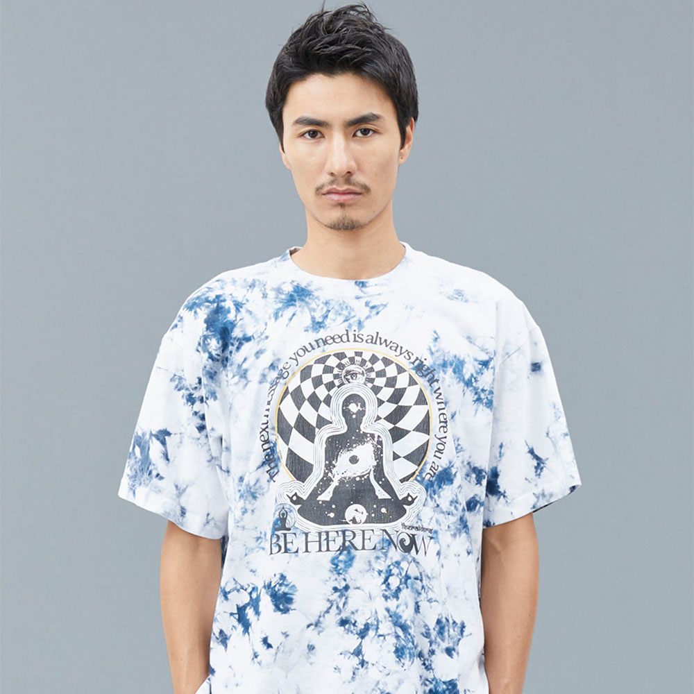 Liberaiders リベレイダース BE HERE NOW TIE DYE TEE メンズ 716132501 Liberaiders（リベレイダース） BE HERE NOW TIE DYE TEE 716132501 T