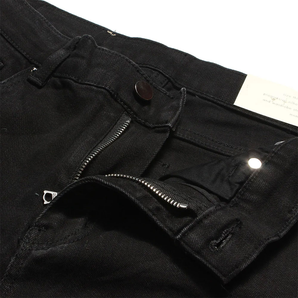 mnml(ミニマル) X165 Paisley Stretch Denim Black 23ML-SP222D mnml(ミニマル) X165 Paisley Stretch Denim Black 23ML-SP222D