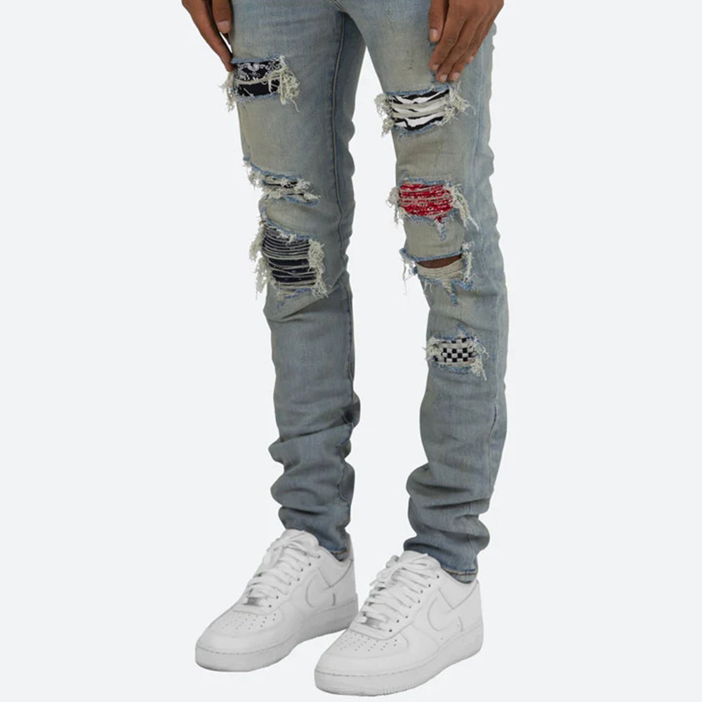 mnml X214 ストレッチスキニーデニムブルー 30 mnml X214 STRETCH SKINNY DENIM - BLUE | KingStar