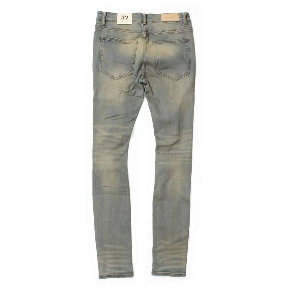 mnml（ミニマル） X201 Rhinestone Skinny Denim 25ML-SP837D デニム