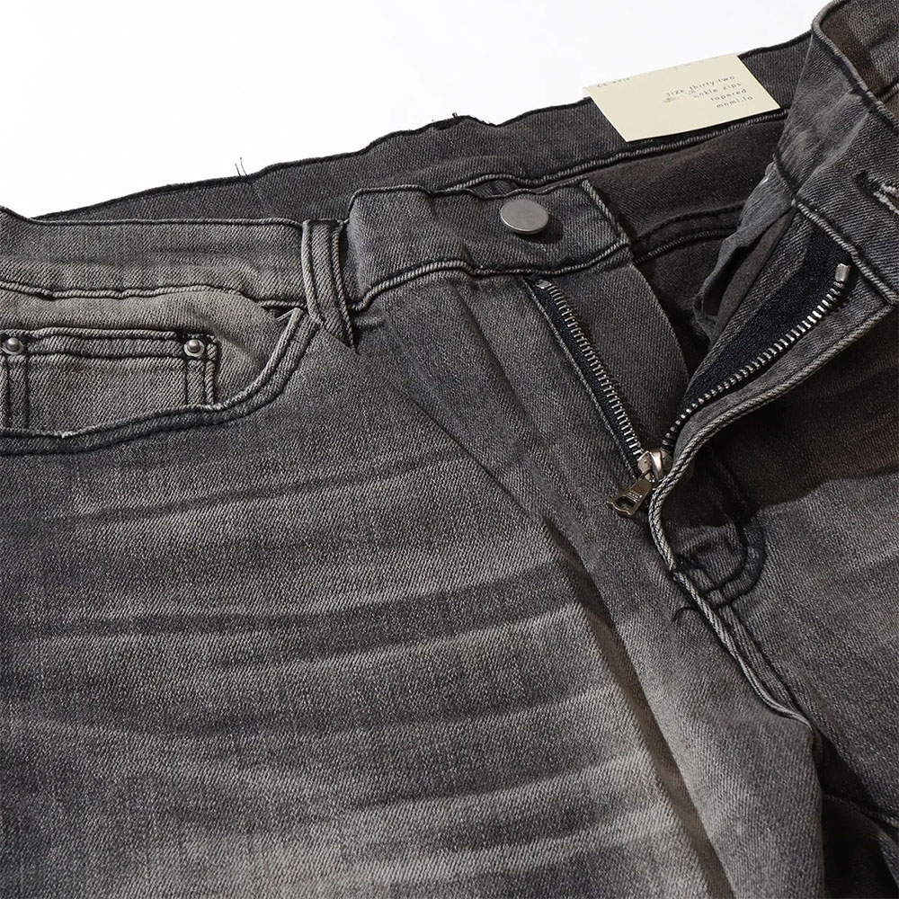 mnml（ミニマル） X145 Stretch Denim Grey 19ML-AW588D デニムパンツ