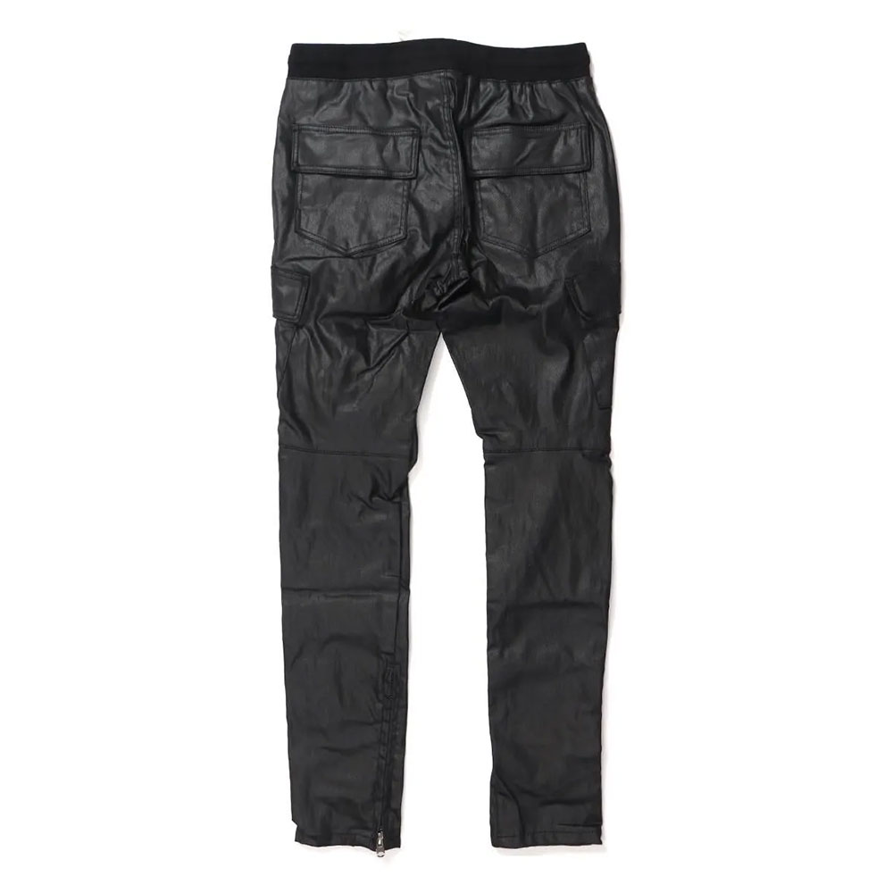 mnml（ミニマル） Cargo Drawcord Pants Waxed Black 25ML-AW470P