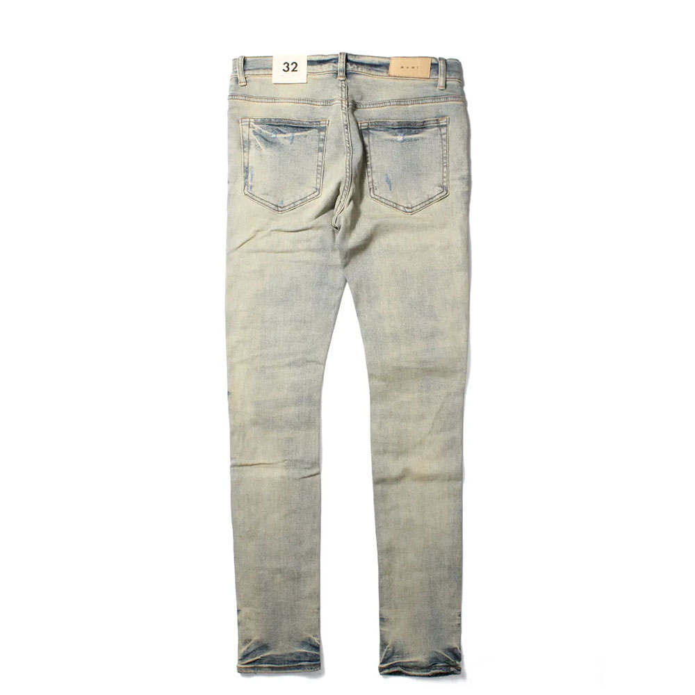 mnml（ミニマル） X165 Paisley Stretch Denim Black 23ML-SP222D