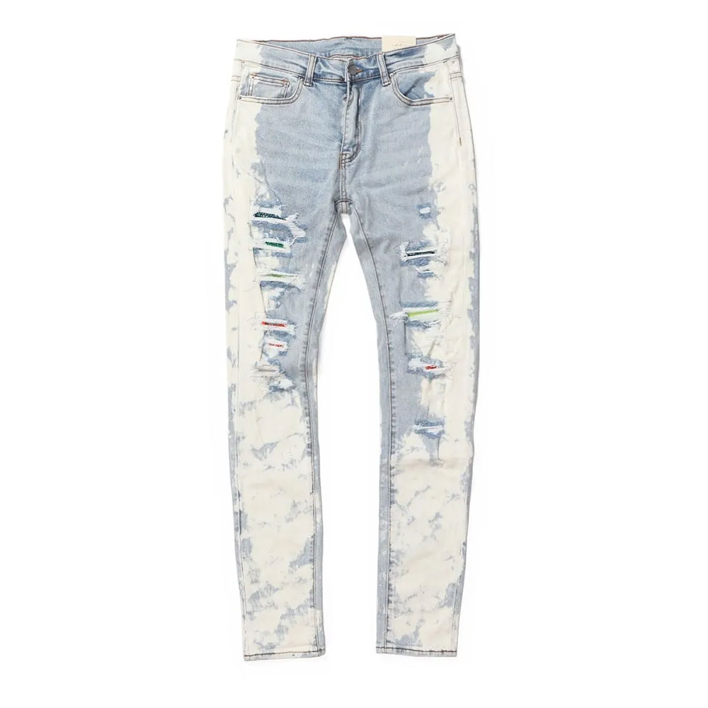 mnml（ミニマル） X409 Rhinestone Skinny Denim 25ML-SP332D デニム