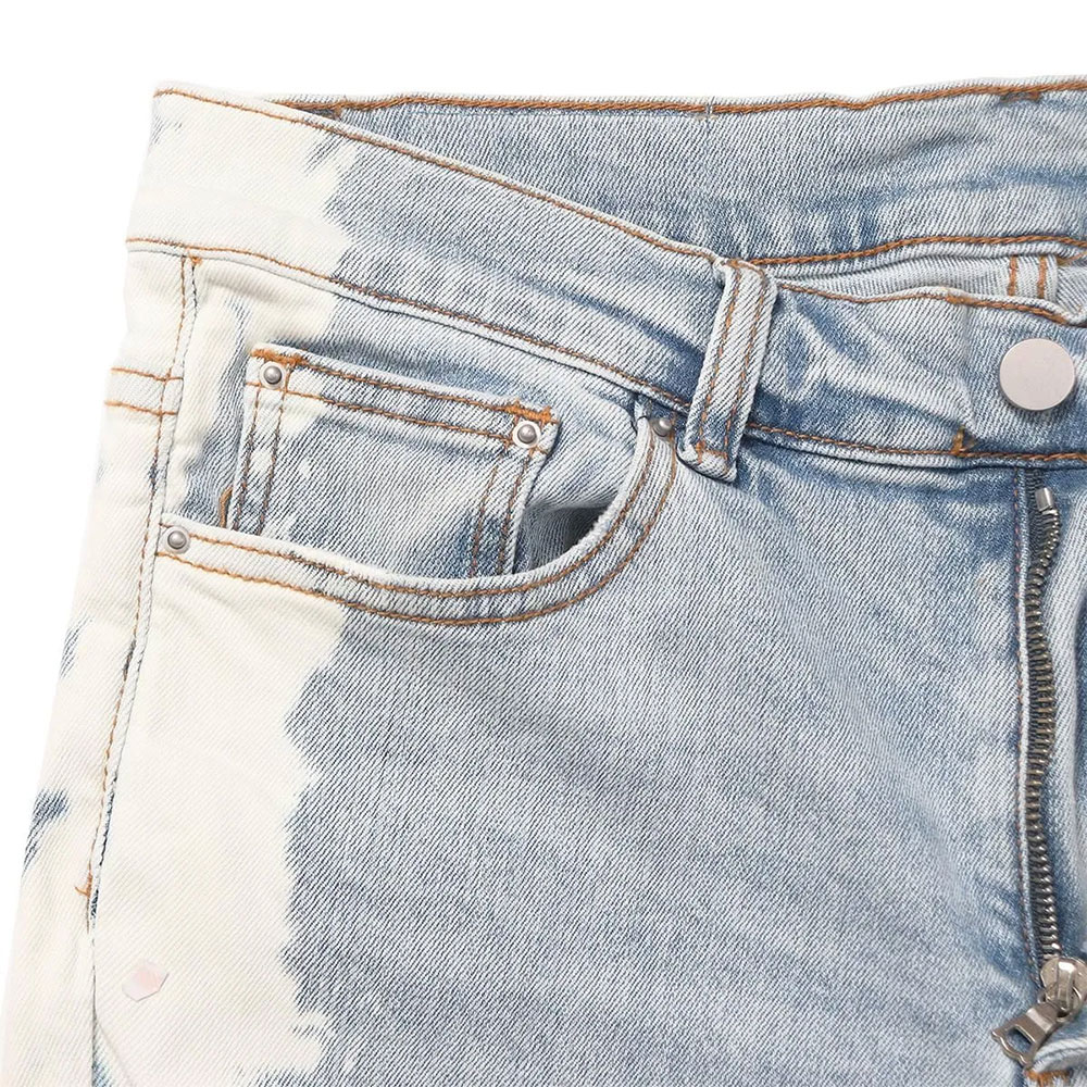 mnml（ミニマル） X409 Rhinestone Skinny Denim 25ML-SP332D デニム