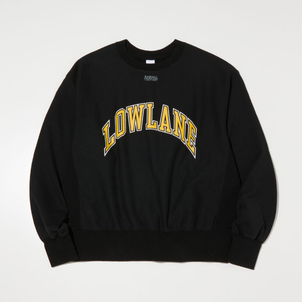 RADIALL（ラディアル）CREW - NECK SWEATSHIRT RADIALL ラディアル Lowlane CREW NECK SWEATSHIRT L/S RAD-24AW