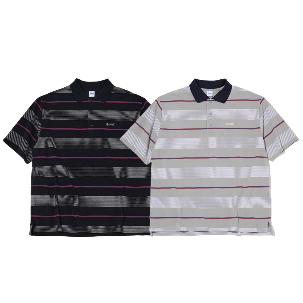 RADIALL ボーダーポロシャツ RADIALL（ラディアル） G-Body POLO SHIRT S/S RAD-25SS-CUT006