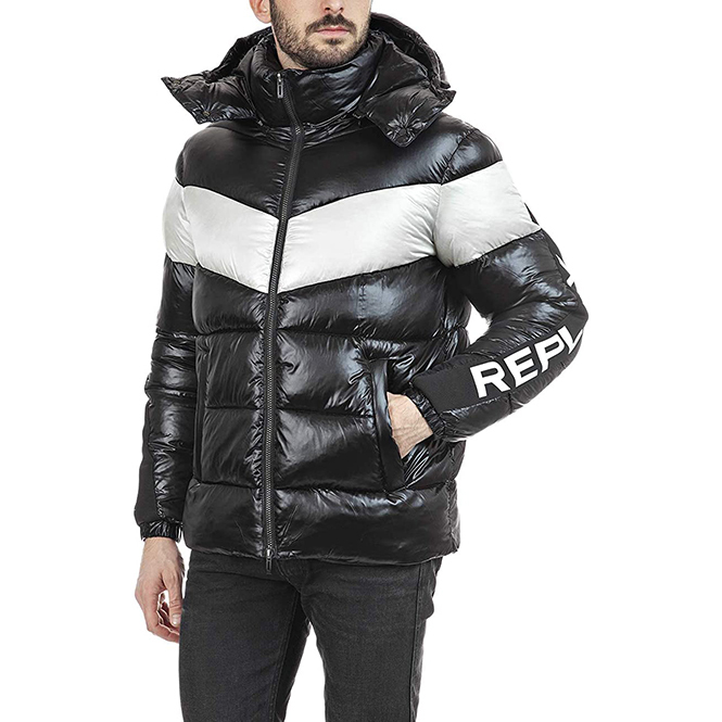 海外ブランド カジュアル ストリート系 M8094 4 Jacket Down Eco Jacket Men S 19aw 防寒 中綿 アウター ダウンジャケット Jkt リプレイ Replay Street 3 980円以上購入で送料無料 モテる かっこいい オシャレ 通販 洋服 ファッション Fashion Casual コート