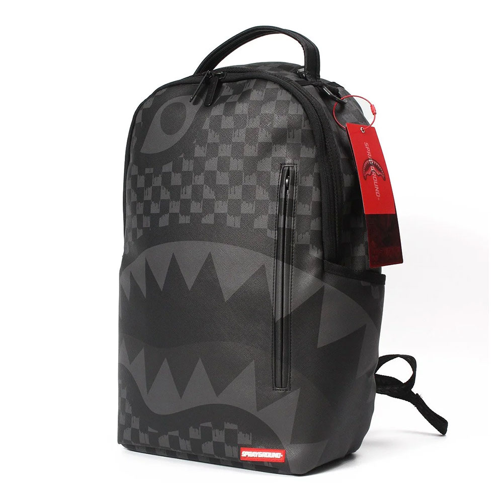 SPRAY GROUND スプレーグラウンド Hangover Grey Drip Check Backpack