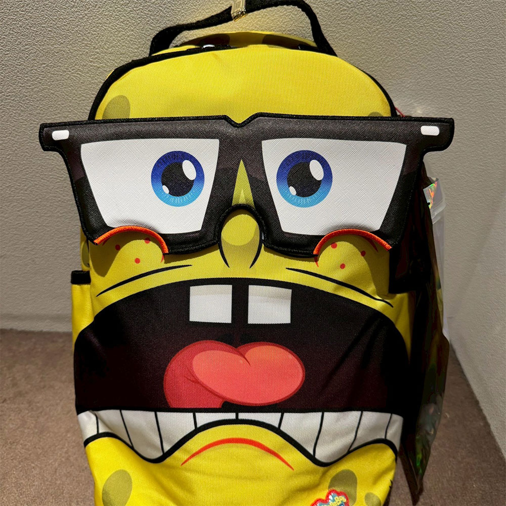 SPRAY GROUND スプレーグラウンド SPONGEBOB REMOVABLE EYES BACKPACK