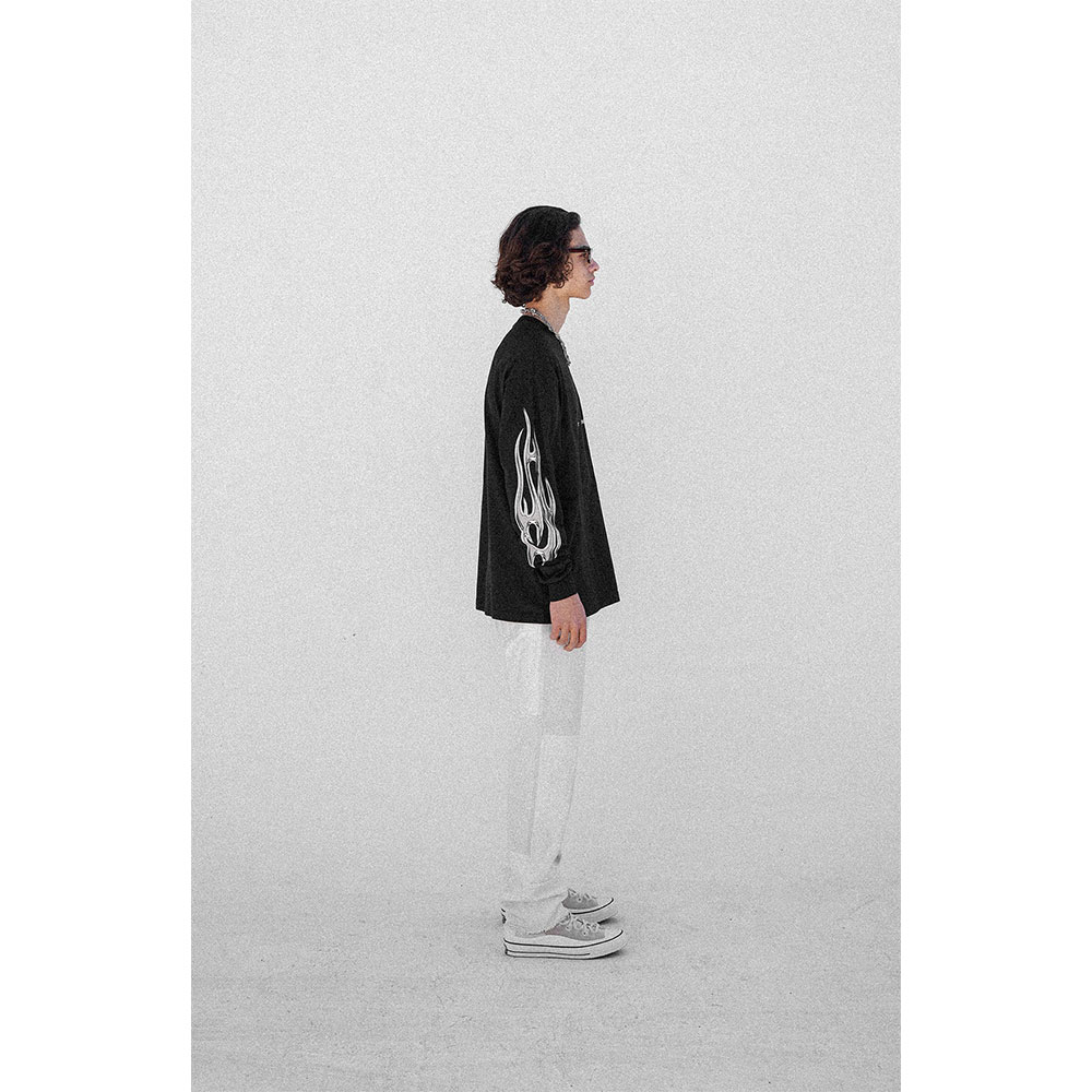 STAMPD スタンプド CHROME FLAME LS RELAXED TEE SLA-M3102LT Tシャツ