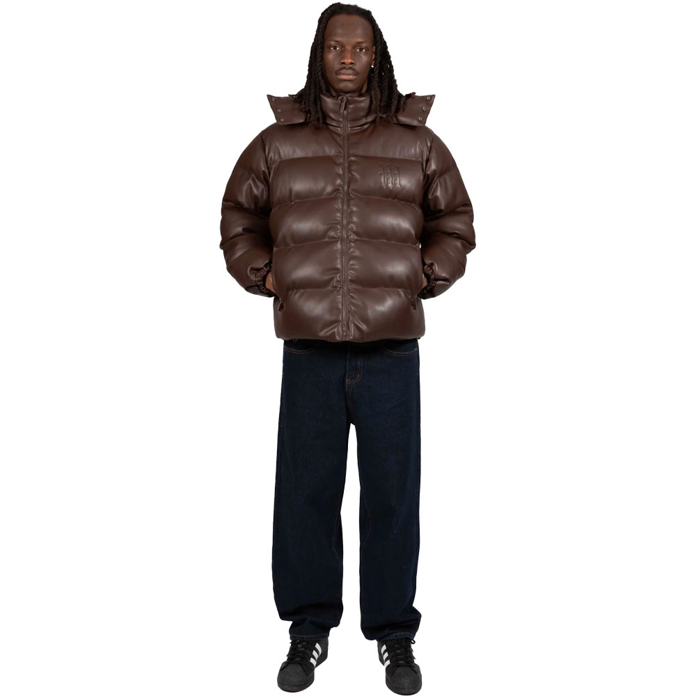 WASTED PARIS ウェイステッドパリス Puffer Hood Faux Leather ダウン