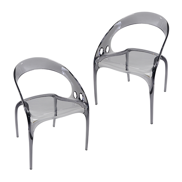 アクリル ダイニングチェア チェア 椅子 chair 2脚 選べるカラー 耐
