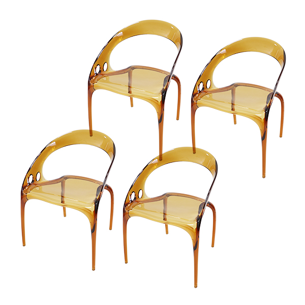 アクリル ダイニングチェア チェア 椅子 chair 4脚 選べるカラー 耐