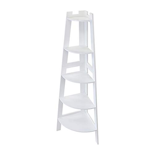 5段 コーナーシェルフ コーナーラック 選べる3カラー オープンラック