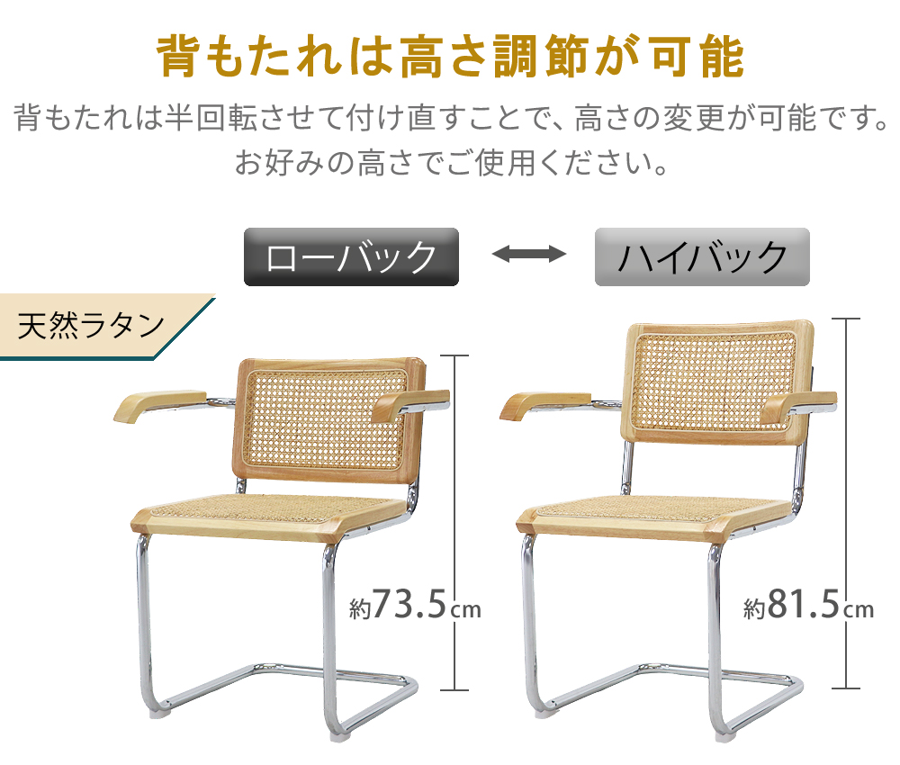 カンティレバーチェア カンチレバーチェア ダイニングチェア チェスカ