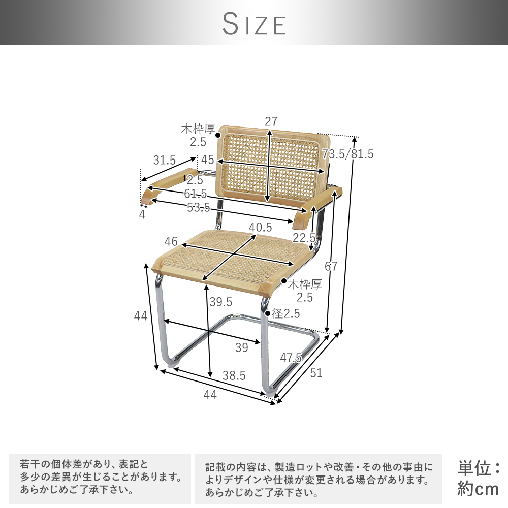 カンティレバーチェア カンチレバーチェア ダイニングチェア チェスカ