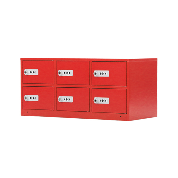 ロッカー 貴重品ロッカー おしゃれ 6人用 完成品 ダイヤル錠 選べる