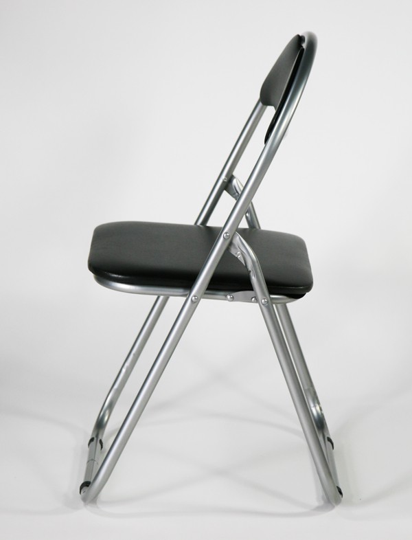 パイプ椅子 5脚セット パイプイス 折りたたみパイプ椅子 ミーティングチェア 会議イス 会議椅子 パイプチェア ブラック X