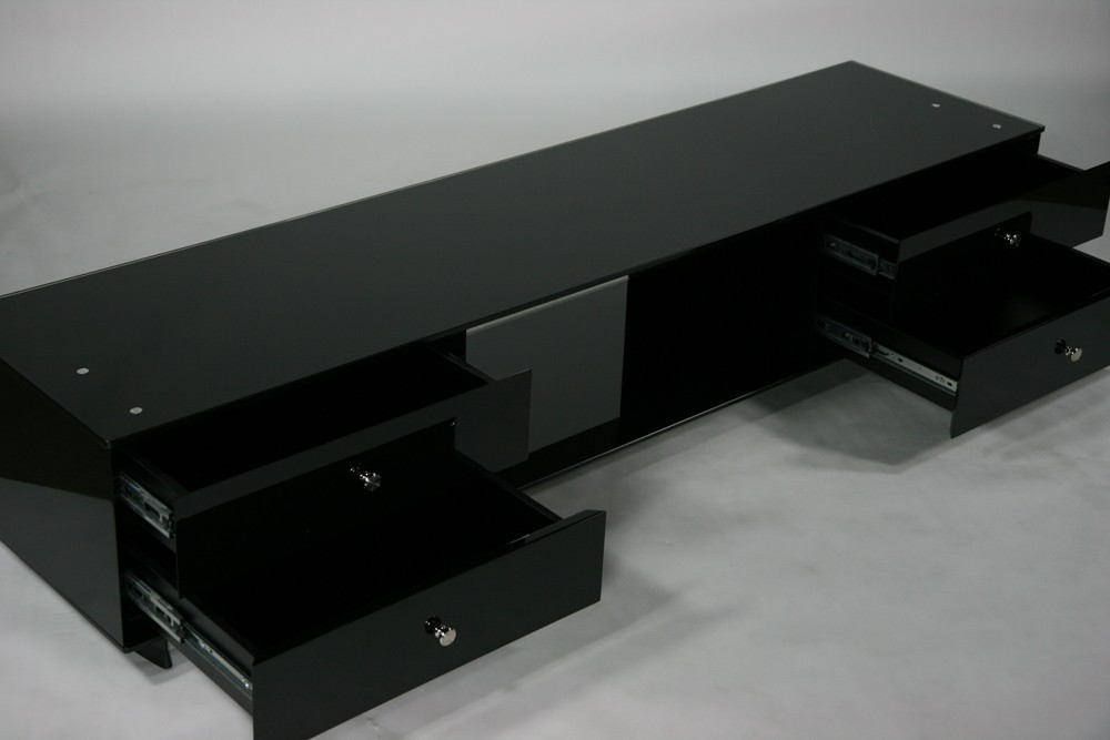 強化ガラステレビ台ガラステレビ台 大型 液晶 ブラック 強化ガラステレビ台 V287 : BAUHAUS - 通販