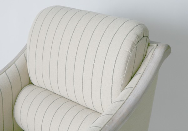 ソファ アンティーク調 一人掛け 一人用 1 seater 猫脚 ファブリック