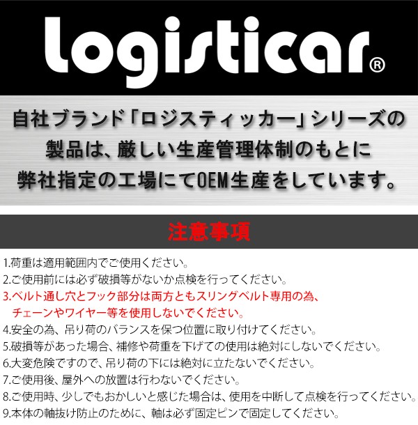 ベルトスリングフック ベルトスリング用 ラッチ付 アイタイプ 使用荷重 